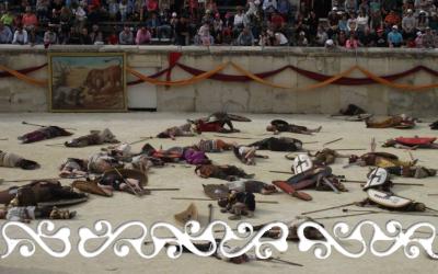 nimes hannibal 2014 celti celts cartaginesi elephant annibale reenactment rievocazione storico