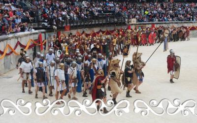 nimes 2015 arene elephant okelum grand jeux romains