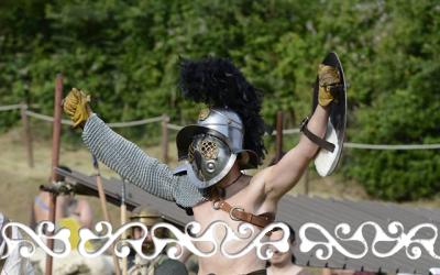 gladiatore gladiator reenactment rievocazione storica villa romana almese ancient rome galloromanitas gallo romanizzazione celti romani celts