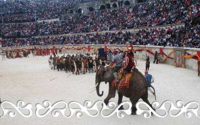 nimes hannibal 2014 celti celts cartaginesi elephant annibale reenactment rievocazione storico