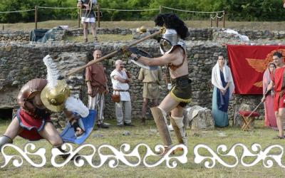 gladiatori gladiators reenactment rievocazione storica villa romana almese ancient rome galloromanitas gallo romanizzazione celti romani celts