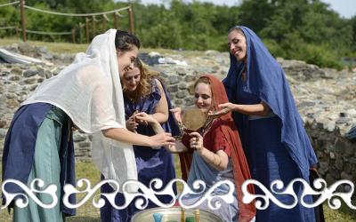 matrona cosmesi reenactment rievocazione storica villa romana almese ancient rome galloromanitas gallo romanizzazione celti romani celts