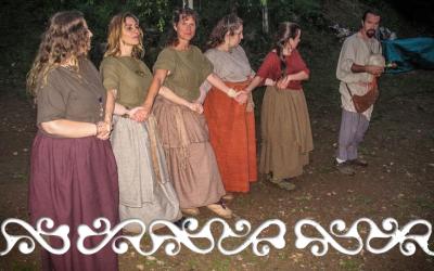 flamulasca la roccarina chiusa pesio archeopark rievocazione reenacment bronze age età bronzo egtved borum eshoi dance danza danzatrici