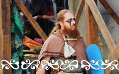 GJR Grands Jeux Romains 2017 La Reine Celte Boudicca Boadicea guerriero guerrieri guerriere guerriera donna celta celti auxilia romani arena romana aréne de Nimes