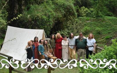 okelum celti casa grotte ara beltane beltaine celts reenactment rievocazione storica