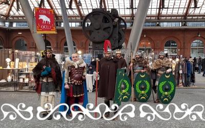 carnevale carlevè balon gruppi storici rievocazione storica gianduja giacometta okelum romani ausiliari auxilia guerrieri celti danzatrici romane celte celtic roman 2018