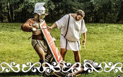 okelum galloromanitas galloromanizzazione romani gladiatori cibo matrona dominus villa romana di almese