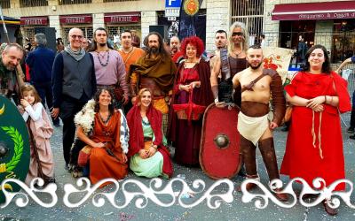 okelum balon torino antico carnevale gladiatori guerrieri celti romani