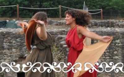 Okelum dervonnae dervonne danze dance antiche hystorical roman dance celtic feminine danze femminili matrone villa romana caselette auxilia almese gallloromanitas romanizzazione reenactment danzatrici celtiche danzatrici romane danza romana