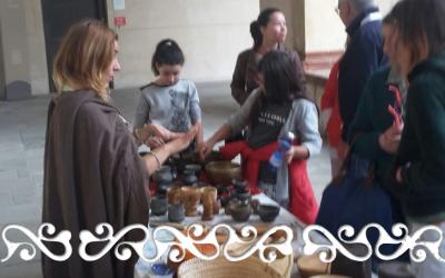 okelum celti latumaro museo territorio biellese galati vincenti danze storiche rievocazione reenactment alimentazione vetro ferro cuoio tessitura tintura sprang telaio alimentazione vasellame ceramica legno idromele taurini