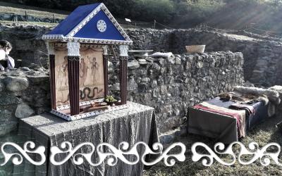 okelum galloromanitas galloromanizzazione romani gladiatori cibo matrona dominus villa romana di almese