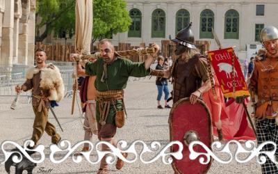 nimes grands jeux romains spartacus okelum celt celts kelt warrior dance dancers danseuse celtique dervonnae dervonne