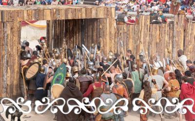 nimes grands jeux romains spartacus okelum celt celts kelt warrior dance dancers danseuse celtique dervonnae dervonne