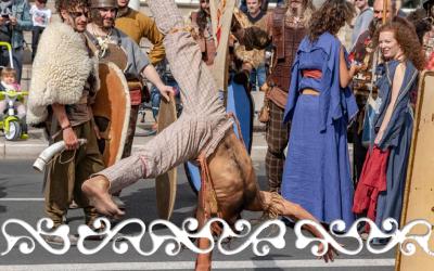 nimes grands jeux romains spartacus okelum celt celts kelt warrior dance dancers danseuse celtique dervonnae dervonne